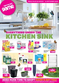 Game : Everything Under The Kitchen Sink (26 August - 16 September 2025)