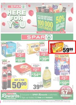 SPAR Centurion : Here For You (25 August - 07 September 2020), page 1