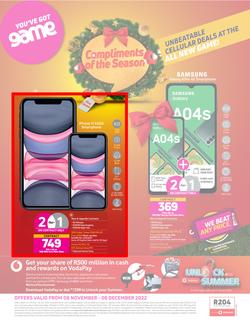Game Cellular : Compliments Of The Season (08 November - 06 December 2022), page 1