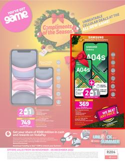 Game Cellular : Compliments Of The Season (08 November - 06 December 2022), page 1