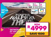 Skyworth 50" UHD Google TV