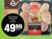 Country Range Fresh Chicken 8 Piece Star Pack-Per Kg