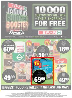 SUPER SPAR EASTERN CAPE : January Budget Booster (21 Jan - 2 Feb 2020), page 1