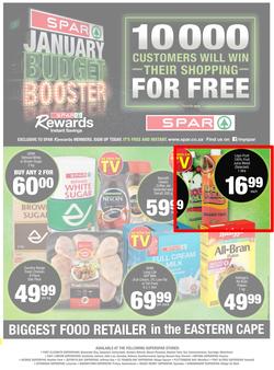 SUPER SPAR EASTERN CAPE : January Budget Booster (21 Jan - 2 Feb 2020), page 1