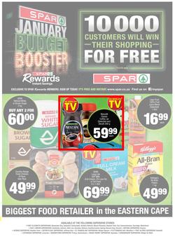 SUPER SPAR EASTERN CAPE : January Budget Booster (21 Jan - 2 Feb 2020), page 1