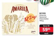 Beyers Amarula seasonal Chocolates-140g Each