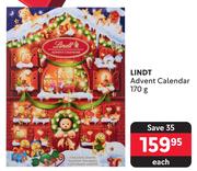 Lindt Advent Calendar-170g Each