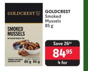 Goldcrest Smoked Mussels-For 4 x 85g
