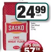 Sasko Cake Wheat Flour-2.5kg Each