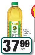 B-Well Omega 3 Cooking Oil-2Ltr Each