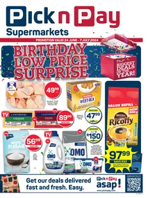 Pick n Pay Eastern Cape : Birthday Specials (24 June - 07 July 2024)