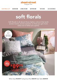 Sheet Street : Soft Florals (Request Valid Dates From Retailer) — www ...