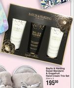 Baylis & Harding Sweet Mandarin & Grapefruit Hand Cream Trio Set-3 x 50ml