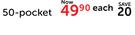 Flipfile A4 Display Books 50-Pocket-Each