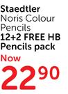 Staedtler Noris Colour Pencils 12+2 Free HB Pencil Pack