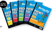 Butterfly A4 Pocket Files 40-Pocket-Each