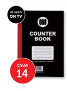 Counter Book A4 96-Pages 2-Quire
