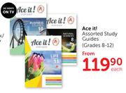 Ace It Assorted Study Guides(Grades 8-12)-Each