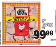 Spar IQF Frozen Chicken Mixed Portions-4Kg