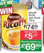 Nescafe Ricoffy (Excl.Decaf)-750g Each