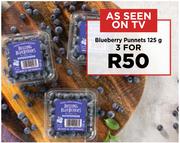 Blueberry Punnets-For 3 x 125g