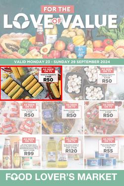 Food Lover's Market : Love Of Value (23 September - 29 September 2024), page 1