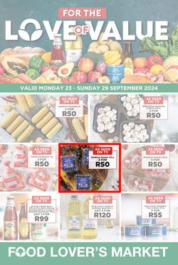 Food Lover's Market : Love Of Value (23 September - 29 September 2024), page 1