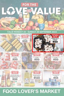 Food Lover's Market : Love Of Value (23 September - 29 September 2024), page 1