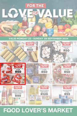 Food Lover's Market : Love Of Value (23 September - 29 September 2024), page 1