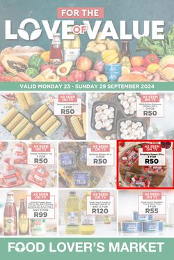 Food Lover's Market : Love Of Value (23 September - 29 September 2024), page 1