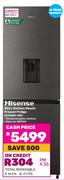 Hisense 222L Bottom Mount Freezer Fridge H310BIT-WD