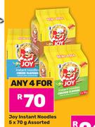 Joy Instant Noodles Assorted-For 4 x 5 x 70g