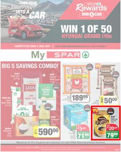 SPAR EASTERN CAPE : Rewards Win A Car (24 May - 05 June 2022) | Valid In Amahlathi, Bedford, Buffalo Flats, Cala, Centane, Hankey, Indwe, Idutywa, Kwa-Fetting, Komga, Lady Frere, Nemato, Patensie, page 1
