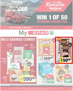 SPAR EASTERN CAPE : Rewards Win A Car (24 May - 05 June 2022) | Valid In Amahlathi, Bedford, Buffalo Flats, Cala, Centane, Hankey, Indwe, Idutywa, Kwa-Fetting, Komga, Lady Frere, Nemato, Patensie, page 1