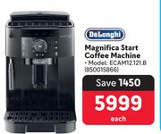 Delonghi Magnifica Start Coffee Machine ECAM12.121.B