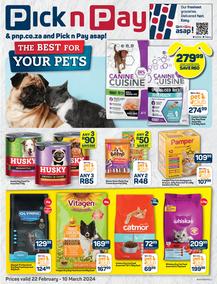 Pick n Pay : Pet Specials (22 February - 10 March 2024)