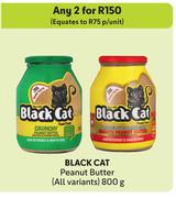 Black Cat Peanut Butter(All Variants)-For Any 2 x 800g