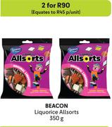 Beacon Liquorice Allsorts-For 2 x 350g