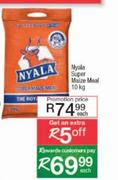 Nyala Super Maize Meal-10Kg Each