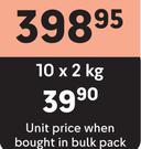 Illovo White Sugar-10 x 2Kg