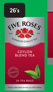 Five Roses Tagless Teabags-6 x 26's