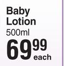 Johnson's Baby Lotion-500ml Each