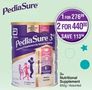 Pedia Sure 3+ Nutritional Supplement Assorted-For 2 x 850g