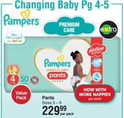 Pampers Pants Value Pack Sizes 3-6-Per Pack