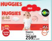 Huggies Gold Nappies Jumbo Pack Sizes 2-5-Per Pack