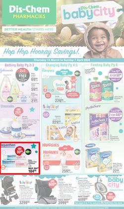 Dis-Chem : Baby Savings (14 March - 07 April 2024), page 1