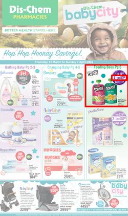 Dis-Chem : Baby Savings (14 March - 07 April 2024), page 1
