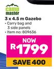 Camp Master 3 x 4.5m Gazebo 809636