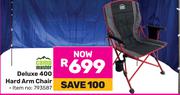 Camp Master Deluxe 400 Hard Arm Chair 793587