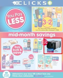 Clicks : You Pay Less (5 Dec - 16 Dec 2019), page 1